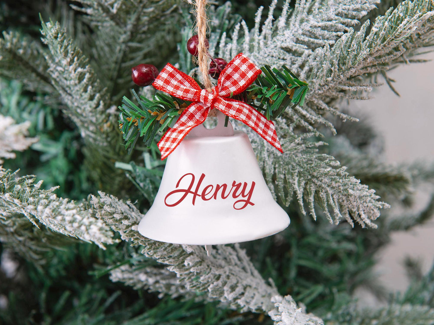 Personalized Christmas Jingle Bell, Custom Christmas Bell, Bell Ornament, Christmas Ornament, Christmas Decor, Christmas Gift, Holiday Decor