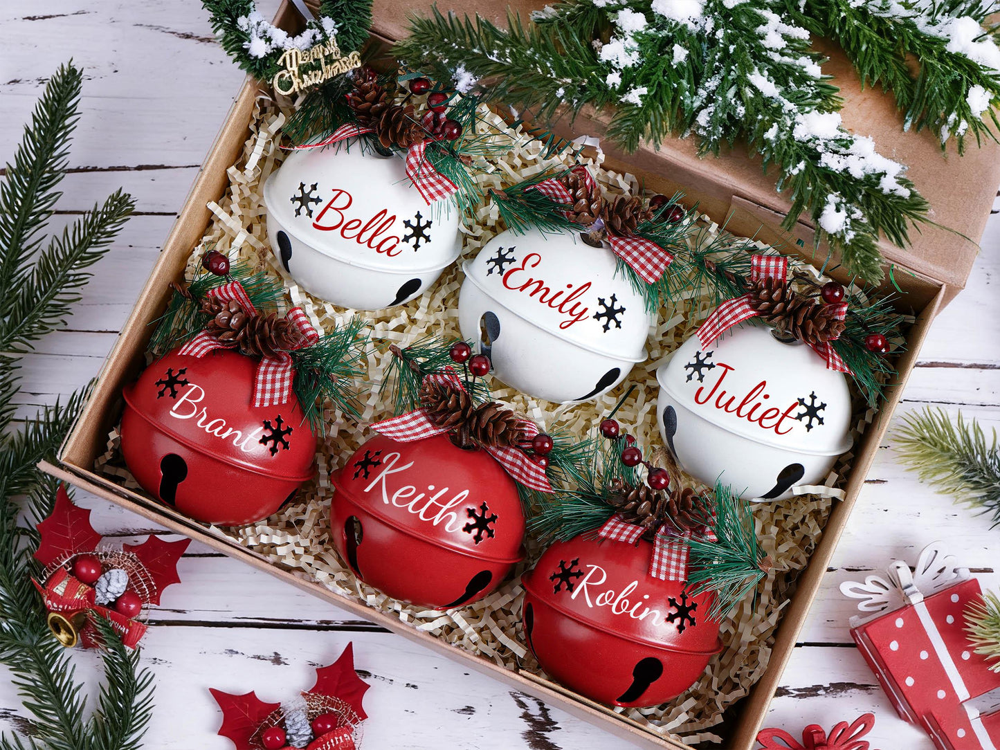 Personalized Christmas Tree Ornament,Custom 2025 Jingle Bell,Christmas tree ornament ,bell ornament custom,Christmas Decor,Christmas Gift