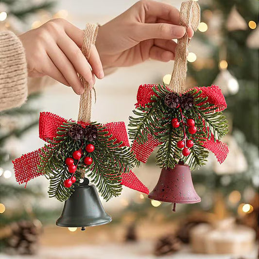 Personalized Christmas Jingle Bell Ornament - Holiday Tree Decor