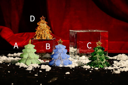 Gift for Mom, Handmade Stained Glass Christmas Tree, Miniature Tabletop Decor, Mother's Day Gift