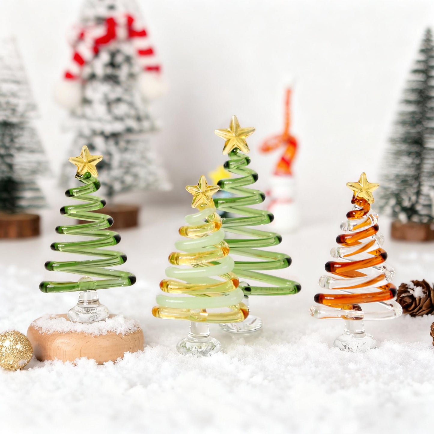 Handmade Stained 2D Flat Glass Christmas Tree–Mini Christmas Tree,Unique Holiday Decor,Christmas Lamp,Personalized Christmas Gift for Kids