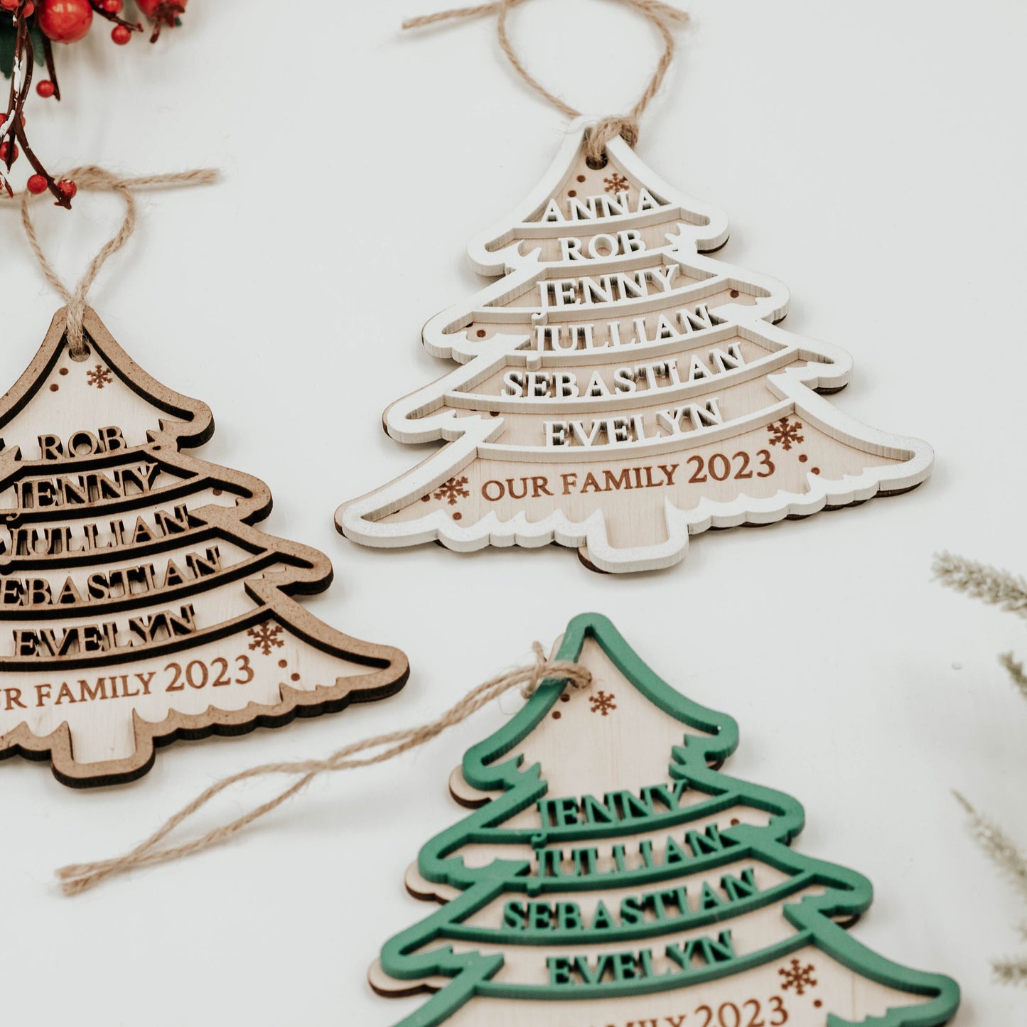 Christmas ornament 2025, Christmas tree ornaments, Family Christmas ornaments, Christmas ornaments handmade, Family Christmas ornament