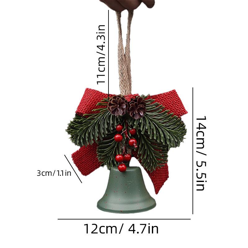 Personalized Christmas Jingle Bell Ornament - Holiday Tree Decor