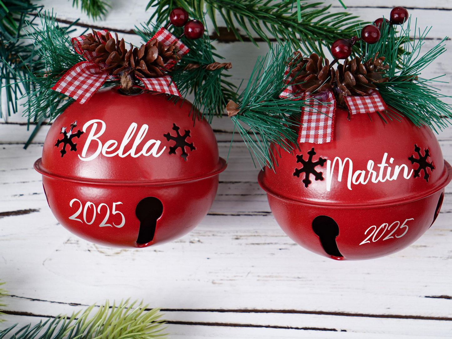 Personalized Christmas Tree Ornament,Custom 2025 Jingle Bell,Christmas tree ornament ,bell ornament custom,Christmas Decor,Christmas Gift