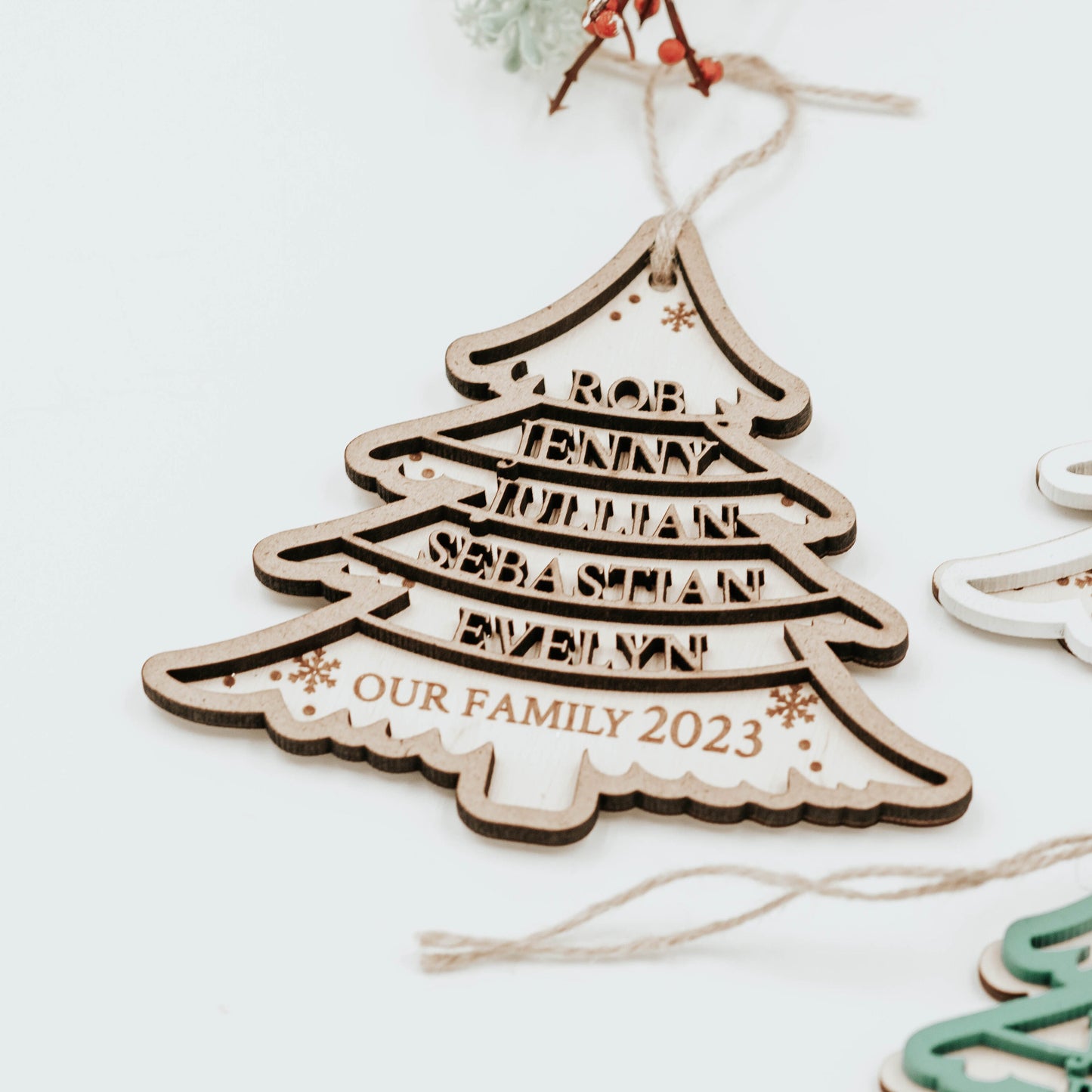 Christmas ornament 2025, Christmas tree ornaments, Family Christmas ornaments, Christmas ornaments handmade, Family Christmas ornament