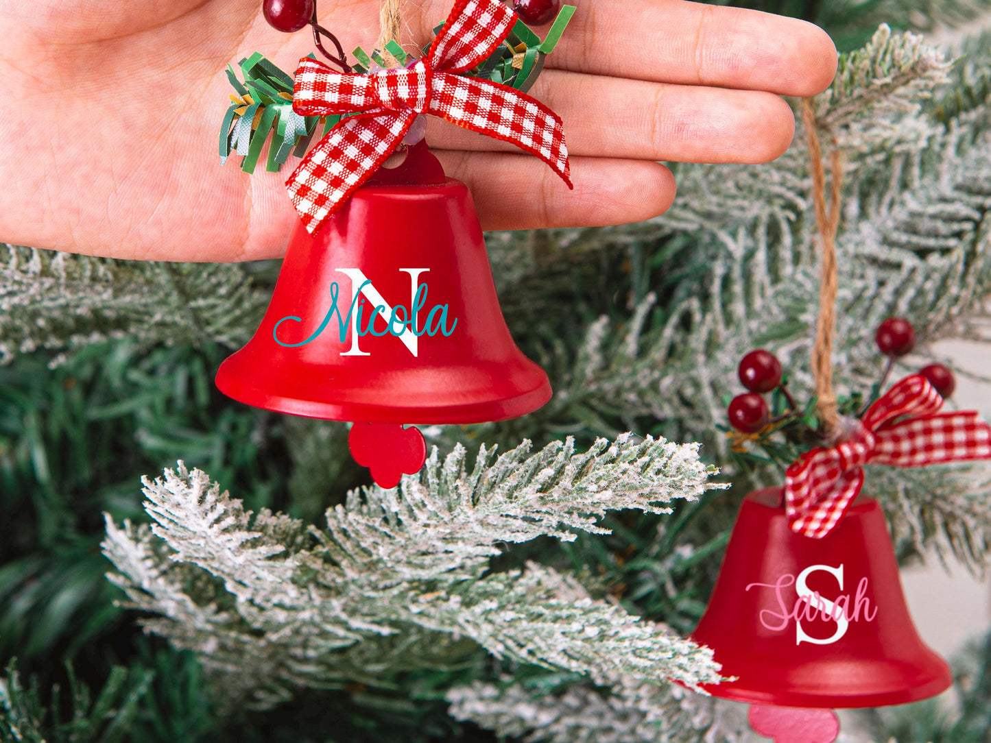 Personalized Christmas Jingle Bell, Custom Christmas Bell, Bell Ornament, Christmas Ornament, Christmas Decor, Christmas Gift, Holiday Decor