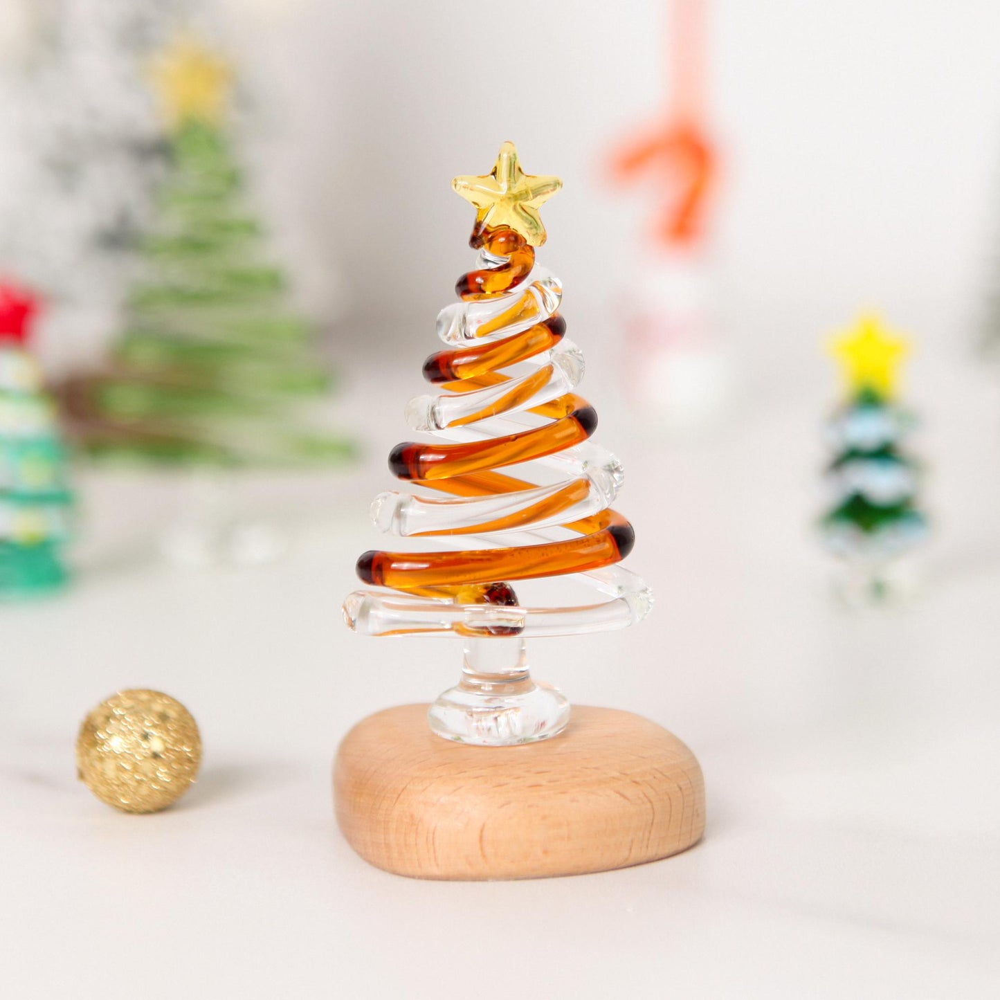 Handmade Stained 2D Flat Glass Christmas Tree–Mini Christmas Tree,Unique Holiday Decor,Christmas Lamp,Personalized Christmas Gift for Kids