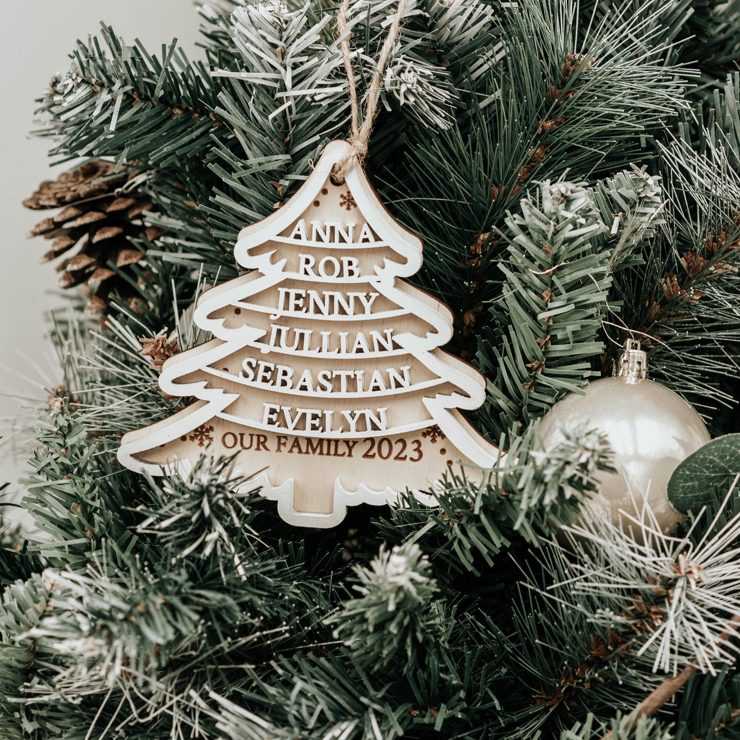 Christmas ornament 2025, Christmas tree ornaments, Family Christmas ornaments, Christmas ornaments handmade, Family Christmas ornament