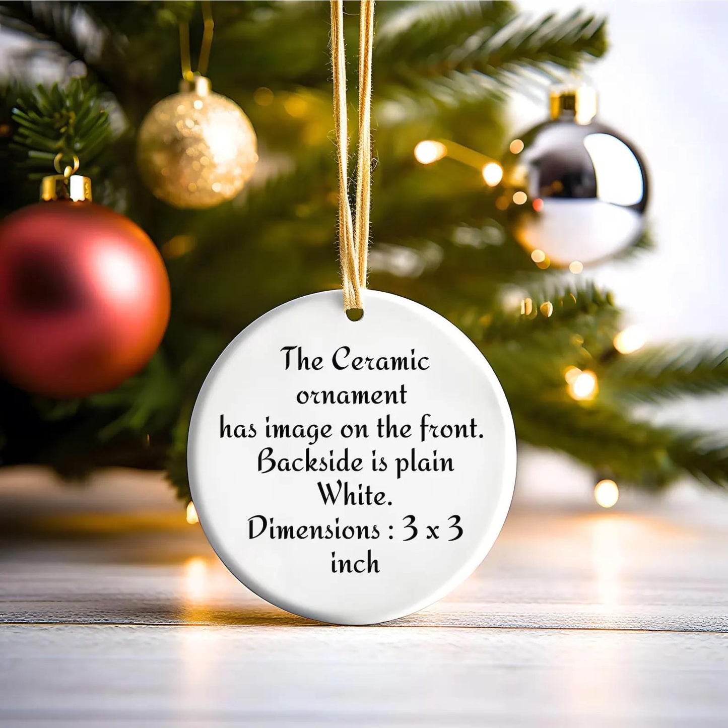 Snowman Ornament, Couple Ornament, Winter Ornament, Ceramic Ornament, Holiday Ornament, Christmas Ornament, Cute Ornament