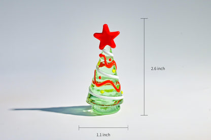 Gift for Mom,Handmade Stained Glass Christmas Tree, Mini Holiday Decor, Mother's Day Gift