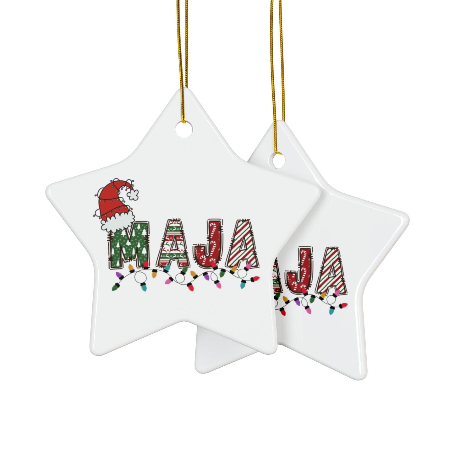 Personalized Name Ornament: Custom Christmas Decor