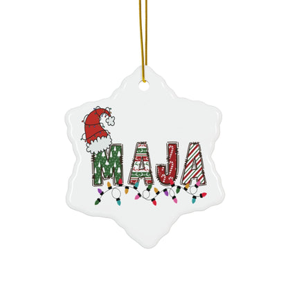 Personalized Name Ornament: Custom Christmas Decor