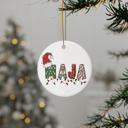Personalized Name Ornament: Custom Christmas Decor