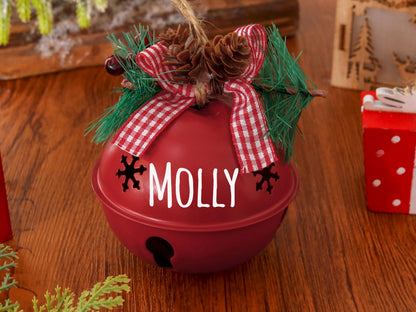 Personalized Christmas Tree Ornament,Custom 2025 Jingle Bell,Christmas tree ornament ,bell ornament custom,Christmas Decor,Christmas Gift