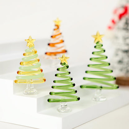 Handmade Stained 2D Flat Glass Christmas Tree–Mini Christmas Tree,Unique Holiday Decor,Christmas Lamp,Personalized Christmas Gift for Kids
